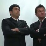 【ゲイ動画】ガチムチ中年部長にゲイビデオ出演を知られてしまった筋肉イケメン社員、脅迫されながらの社内スーツファック！
