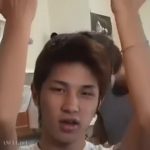 【ゲイ動画】EXILE系やんちゃ筋肉イケメンくんが自撮りでオナニーしちゃいました♪　巨根はビンビン、先走り汁ドロドロ、ザーメンびゅっですわ♪