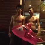 【ゲイ動画】アジア系筋肉イケメンのグラビア撮影と本番！　騎乗位も正常位も淡々とした一風変わったゲイセックス！