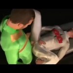【ゲイ動画】ヒーローを召喚した筋肉イケメン外国人、アームレスリングをやらせて負けた方を巨根をファックしちゃう謎展開…ｗ