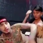 【ゲイ動画】アジア系スリ筋美青年の巨根に耽溺しながら自撮りするやんちゃ系筋肉外国人！