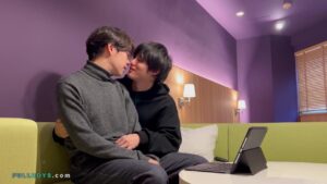 【ゲイ動画ビデオ】仕事なんかしてないで、エッチしよ♪　ジャニーズ系スリ筋美少年、イケメンカップルがじゃれ合うイチャイチャセックス♪