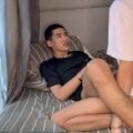 【ゲイ動画】相手がムラムラしていたら、即ハメは当たり前！　やんちゃ系スリ筋男がフル勃起筋肉イケメンの疼くアナルへ即巨根挿入！