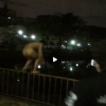 【Vine動画】全裸の筋肉マッチョ童顔イケメン、友人達が見守る中で巨根を震わせつつ池にダイブｗ