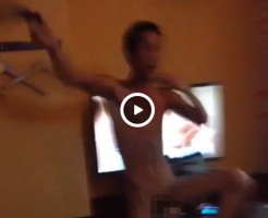 【Vine動画】これで～いいの～♪　フローズンな歌を熱唱し巨根振り回しちゃったやんちゃ系スリムイケメンｗ